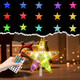 Christmas Tree Topper,9.5inch 24 Modes Color Changing with Versatile Remote Controller,Christmas Star Trees Topper, 3AA Battery Powered for Xmas Holiday Decoration