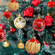 42pcs Christmas Ornament Set, Classic Red and Gold Shatterproof Decorative Hanging Balls for Xmax Tree Wreath and Garland Decoration
