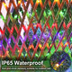 YAOZHOU Solar Christmas Net Lights Multicolor, Outdoor Waterproof 264Led 9.9Ft6.6Ft Mesh Lights 8 Modes with Timer, Solar Powered Christmas Decorations for Lawn, Bushes, Trees