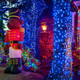 YEGUO 500 LED Christmas Lights Indoor, Blue String Lights Outdoor Waterproof, 8 Modes 165ft Green Wire Tree Lights Twinkle Lights Plug in for Holiday Festival Xmas Decor
