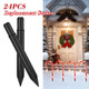 24-Pack Replacement Stakes for Christmas Candy Cane Lights, Plastic Candy Cane Pathway Lights Spike Replacer, Size 0.6 X 6.1 Inches, Plastic Ground Stakes for Candy Cane Lights 24-Pack Replacement Stakes for Christmas Candy Cane Lights, Plastic Candy Cane Pathway Lights Spike Replacer, Size 0.6 X 6.1 Inches, Plastic Ground Stakes for Candy Cane Lights