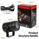 YNYFUNY Christmas Projector Lights Outdoor/Indoor, Holiday Projector for Xmas， Led Projector Decorative Lighting for Christmas Party Decorations (Christmas Light)
