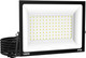 Zelvia LED Flood Lights Outdoor-100W 10000lm Super Bright LED Work Light with US Plug,6500K Daylight White Floodlight,IP66 Waterproof Security Outside Lights for Yard Garage Stadium Bowfishing-1 Pack
