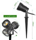 Outdoor Landscape LED Lighting 5W Waterproof Graden Lights COB Led Spotlights with Spiked Stand for Lawn Decorative Lamp US 3- Plug 3500K Warm White Lights (2 Packs) Outdoor Landscape LED Lighting 5W Waterproof Graden Lights COB Led Spotlights with Spiked Stand for Lawn Decorative Lamp US 3- Plug 3500K Warm White Lights (2 Packs)