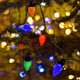 C6 LED Christmas Light(16.5FT), Battery Operated 4 Color 50 Bulbs Christmas String Light Set, 8 Light Modes Christmas Tree Decorations for Wreaths Centerpieces Room Patio Xmas Wedding Party C6 LED Christmas Light(16.5FT), Battery Operated 4 Color 50 Bulbs Christmas String Light Set, 8 Light Modes Christmas Tree Decorations for Wreaths Centerpieces Room Patio Xmas Wedding Party