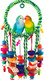 Katumo Bird Toys, Parakeet Swing Parrot Perch Cockatiel Shredding Toys Conure Swing For Lovebird Parakeet Budgie Conure Cockatiel Finch Mynah Canary