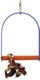 Nail Trimming Arch Swing Parrot Perch - Large