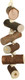 Naturals Log Block Stackers Parrot Toy - Medium Naturals Log Block Stackers Parrot Toy - Medium
