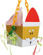 Northern Parrots Santa Foraging Goodie Box - Christmas Parrot Toy Northern Parrots Santa Foraging Goodie Box - Christmas Parrot Toy