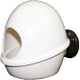Press 'N' Slide Feed Station - Durable Mounted Food Bowl Dish - Sugar Gliders, Squirrels, Prairie Dogs, Degus, Marmosets, Parrots, Birds, Rats, Hamsters, Gerbils & Other Small Pets… (With Dome)