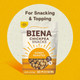 Biena Crispy Roasted Chickpea Snacks - Honey Roasted, High Protein Snacks, High Fiber Snacks, Gluten , Plant-Based, Allergy Friendly, Non-Gmo, Healthy Snacks For Adults & Kids, 8-Pack 5 Ounce Bags