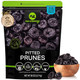 Nut Cravings Dry Fruits - Dried Prunes Pitted Unsweetened, Dry Plums No Sugar Added (80Oz - 5 Lb) Packed Fresh In Resealable Bag - Sweet Snack, Healthy Food, All Natural, Vegan, Kosher