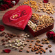 Nut Cravings Gourmet Collection - Mothers Day Mixed Nuts Heart Shaped  Basket, Love In A Box (6 Assortments) Romantic Arrangement Platter, Healthy Kosher Usa Made