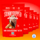 Skinnydipped Dark Chocolate Peanut Butter Almonds, Healthy Snack, Plant Protein, Gluten , 3.5 Oz Resealable Bags, (P