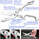 Andong Professional Heavy Duty Kitchen Scissors - Spring Loaded Ultra Sharp Stainless Steel Multipurpose Poultry & Cooking Shears For Bones Meat Chicken Fish Turkey Vegetables Dishwasher Safe