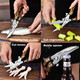 Audami Premium Kitchen Shears 2-Pack Heavy Duty Poultry & Meat Scissors Bone Shears For Cooking Audami Premium Kitchen Shears 2-Pack Heavy Duty Poultry & Meat Scissors Bone Shears For Cooking