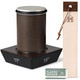Parkway Home Rolling Knife Sharpener With Leather Strop And 15 17 20 & 22 Degree Angles - Knife Sharpener Kit - Roller Knife Sharpening System With Stand Holder & Eraser - Walnut Brown