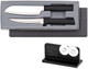 Rada Cutlery 2-Piece Cook'S Select Knife  Set With Quick Edge Sharpener (G253+R119) Stainless Steel Hollow Ground Blade Made In Usa Black Handles