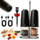 Silpiment Electric Salt And Pepper Grinder Set – Usb-C Rechargeable Gravity Sensor Adjustable Coarseness One-Handed Operation – Battery Powered Mills With Led Light Silpiment Electric Salt And Pepper Grinder Set – Usb-C Rechargeable Gravity Sensor Adjustable Coarseness One-Handed Operation – Battery Powered Mills With Led Light