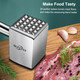 Succfly Meat Tenderizer Stainless Steel Heavy Duty Meat Hammer Kitchen Meat Mallet 1.65Lb Meat Pounder Flatterner Weighted Hammer Extended Handle For Labor-Saving Chicken Steak Meat Tenderizer Tool Succfly Meat Tenderizer Stainless Steel Heavy Duty Meat Hammer Kitchen Meat Mallet 1.65Lb Meat Pounder Flatterner Weighted Hammer Extended Handle For Labor-Saving Chicken Steak Meat Tenderizer Tool