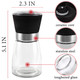 Vikrom Manual Refillable Pepper Grinder - 6 Oz Refillable  Grinders For Pepper Salt And Other Spices Adjustable Rotor With 5 Settings Scratch-Resistant  Good For Home & Professional Use Vikrom Manual Refillable Pepper Grinder - 6 Oz Refillable  Grinders For Pepper Salt And Other Spices Adjustable Rotor With 5 Settings Scratch-Resistant  Good For Home & Professional Use