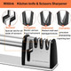 Wattlink 4-In-1 Professional Knife And Scissors Sharpener Manual Kitchen Sharpening Tool 8.5 Inch Length