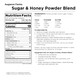 Augason Farm's Sugar & Honey Powder Blend
