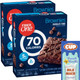 Fiber One Chocolate Fudge Brownies, 6 Count Box (Pack Of 2) With By The Cup French Vanilla Milk Mixer Fiber One Chocolate Fudge Brownies, 6 Count Box (Pack Of 2) With By The Cup French Vanilla Milk Mixer