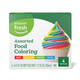Fresh, Assorted Food Coloring, 1.2 Fl Oz (Pack Of 4) (Previously Happy Belly, Packaging May Vary)