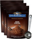 Ghirardelli Unsweetened Cocoa Powder Pouch 8 Ounce (Pack Of 3) With Limited Edition Measuring Spoon