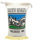 Hard White Wheat Berries 3 Lbs Cotton Drawstring Bag Non-Gmo Project Verified Kosher Family Farmed