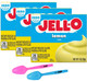 Jell-O Zero Sugar Lemon Instant Pudding & Pie Filling Mix 1 Oz Box (Pack Of 3) With Mood Spoons