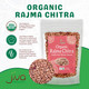 Jiva Organic Light Red Kidney Beans Speckled Whole (Rajma Chitra) 2 Pound Bag Jiva Organic Light Red Kidney Beans Speckled Whole (Rajma Chitra) 2 Pound Bag