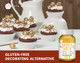 Kate Naturals Edible Metallic Gold Dust For Cake Decorating Edibles & Cookies. Vegan & Gluten-. Easy-To-Use Formula For Baking, Chocolate, Kids. (.5Oz/14G)