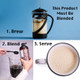 Keto Coffee Creamer With Mct Oil, Ghee Butter, Cocoa Butter, 16Oz / 32 Servings. Must Blended. No Carb Keto Creamer For Coffee Booster. Unsweetened, Ketogenic, Low Carb By Left Coast Performance
