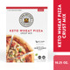 King Arthur Baking Keto Pizza Crust Mix, 1G Net Carbs Per Serving, Low Carb & Keto Friendly, 10.25 Oz