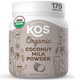 Kos Organic Coconut Milk Powder, Usda - Sugar & Plant Based Creamer For Coffee, Tea, Smoothies - Vegan, Keto, Paleo Friendly, Non Gmo, Gluten & Dairy - 12.6Oz, 179 Servings