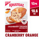 Krusteaz Cranberry Orange Quick Bread Mix, Made With Real Cranberries & Orange Zest, 18.6 Oz Boxes (Pack Of 12)