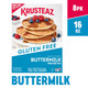 Krusteaz Gluten Buttermilk Pancake Mix, Light & Fluffy, 16 Oz Boxes (Pack Of 8) Krusteaz Gluten Buttermilk Pancake Mix, Light & Fluffy, 16 Oz Boxes (Pack Of 8)