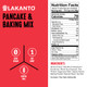 Lakanto Sugar Pancake And Baking Mix - Sweetened With Monk Fruit Sweetener, Keto, 7G Of Protein, 1G Net Carbs, High In Fiber, Flapjack, Waffles, Biscuits, Easy To Make Breakfast (1 Lb) Lakanto Sugar Pancake And Baking Mix - Sweetened With Monk Fruit Sweetener, Keto, 7G Of Protein, 1G Net Carbs, High In Fiber, Flapjack, Waffles, Biscuits, Easy To Make Breakfast (1 Lb)