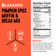Lakanto Sugar Pumpkin Spice Muffin And Bread Mix - Sweetened With Monk Fruit, Keto Diet Friendly, Gluten , Dairy , 1G Net Carbs - Makes 12 Muffins Lakanto Sugar Pumpkin Spice Muffin And Bread Mix - Sweetened With Monk Fruit, Keto Diet Friendly, Gluten , Dairy , 1G Net Carbs - Makes 12 Muffins