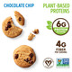 Lenny & Larry'S The Complete Crunchy Cookie, Chocolate Chip, 6G Plant Protein, Vegan, Non-Gmo, 1.25 Ounce Pouch (Pack Of 12)