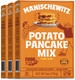 Manischewitz Potato Pancake Mix 6Oz (3 Pack) Gluten , No Msg, Traditional Style Potato Latke Mix Manischewitz Potato Pancake Mix 6Oz (3 Pack) Gluten , No Msg, Traditional Style Potato Latke Mix