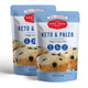 Miss Jones Baking Keto Blueberry Muffin Mix - Gluten , Low Carb, No Sugar Added, Naturally Sweetened Desserts & Treats - Diabetic, Atkins, Ww, And Paleo Friendly (Pack Of 2) Miss Jones Baking Keto Blueberry Muffin Mix - Gluten , Low Carb, No Sugar Added, Naturally Sweetened Desserts & Treats - Diabetic, Atkins, Ww, And Paleo Friendly (Pack Of 2)