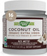 Nature'S Way Organic Extra Virgin Coconut Oil, Pure And Unrefined, 62% Mcts, 1