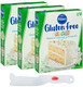 Pillsbury Funfetti Gluten Cake And Cake Mix With Candy Bits (Pack Of 3) With By The Cup Frosting Spreader Pillsbury Funfetti Gluten Cake And Cake Mix With Candy Bits (Pack Of 3) With By The Cup Frosting Spreader