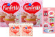 Pillsbury Funfetti Valentine'S Day Bundle, 2 Of Each: Cake Mix, Pink Vanilla Frosting & Valentine Sprinkles With By The Cup Valentine'S Stickers