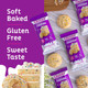 Quest Nutrition Frosted Cookies Twin Pack, Birthday Cake, 1G Sugar, 10G Protein, 2G Net Carbs, Gluten , 16 Cookies