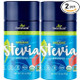 Sweetleaf Organic Stevia Powder Shaker Jar - Zero Calorie Stevia Sweetener, No Bitter Aftertaste, Plant-Based Sugar Substitute, Non-Gmo Sweet Leaf Stevia, 3.2 Oz Ea (Pack Of 2)