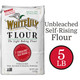 White Lily Non-Gmo Aluminum- Unbleached Self Rising Flour 5 Lb Bag (Pack Of 2) By The Cup Swivel Spoons
